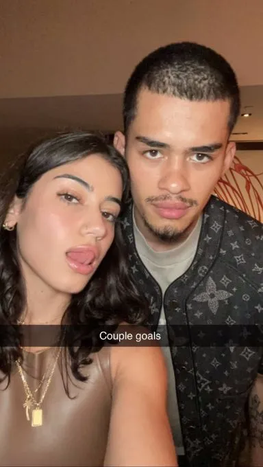 Sara Saffari with Sneako